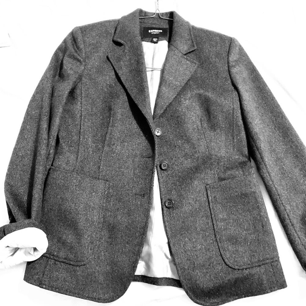 Charcoal grey blazer size 7/8